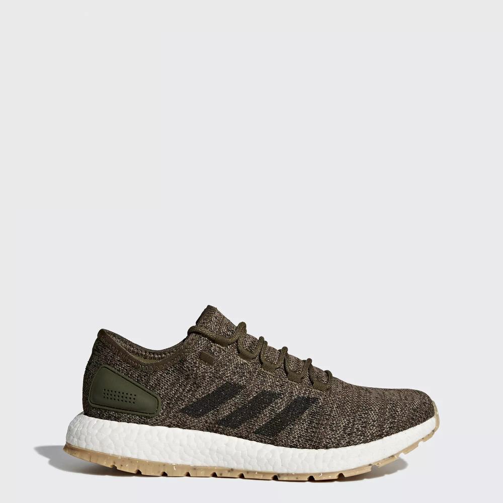 Adidas Pureboost All Terrain Tenis Para Correr Verdes Para Hombre (MX-45373)